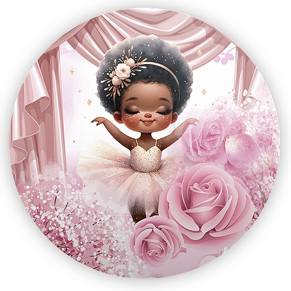 Painel de Mesa Sublimado 3D - Bailarina