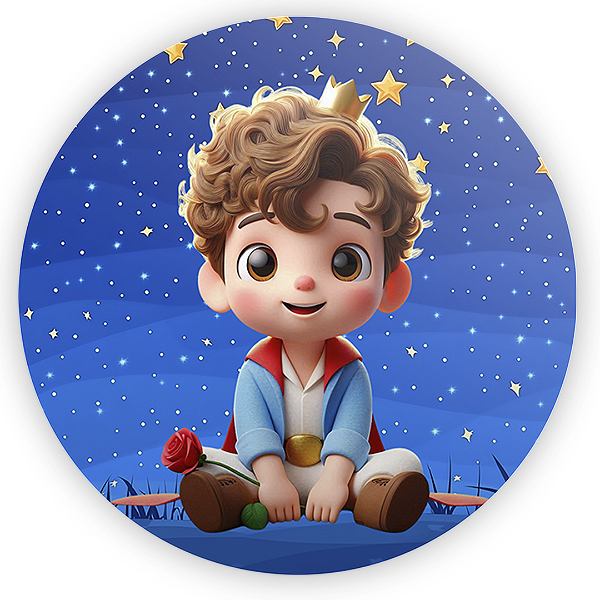 Painel de Mesa Sublimado 3D - Pequeno Principe