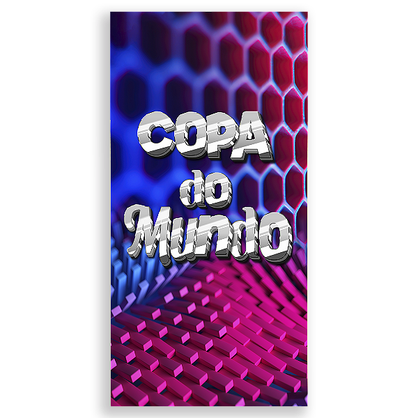 Faixa Lateral Sublimado - Copa do Mundo Brasil