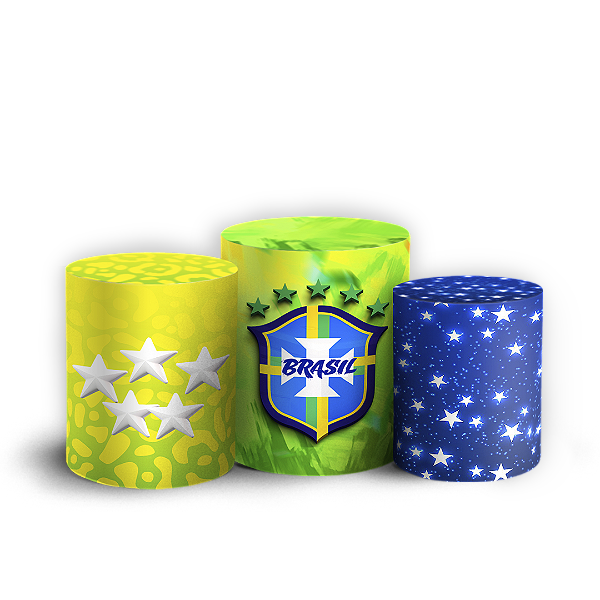 Trio Cilindro Sublimado - Copa Brasil