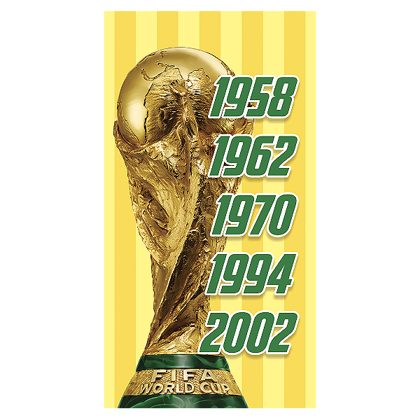 Faixa Lateral Sublimado - Copa Do Mundo Brasil