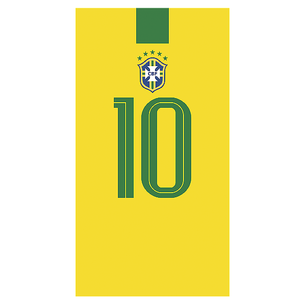 Faixa Lateral Sublimado - Copa Do Mundo Brasil