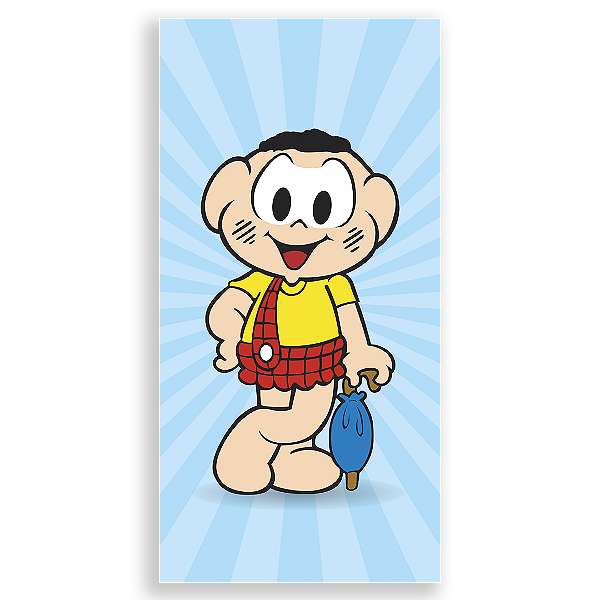 Faixa Lateral Sublimado - Cascão Turma Da Monica