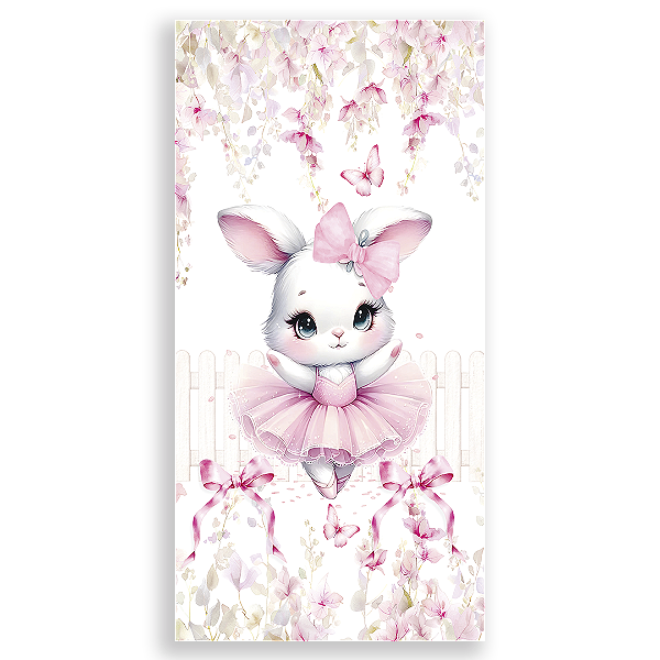 Faixa Lateral Sublimado - Coelho Bailarina