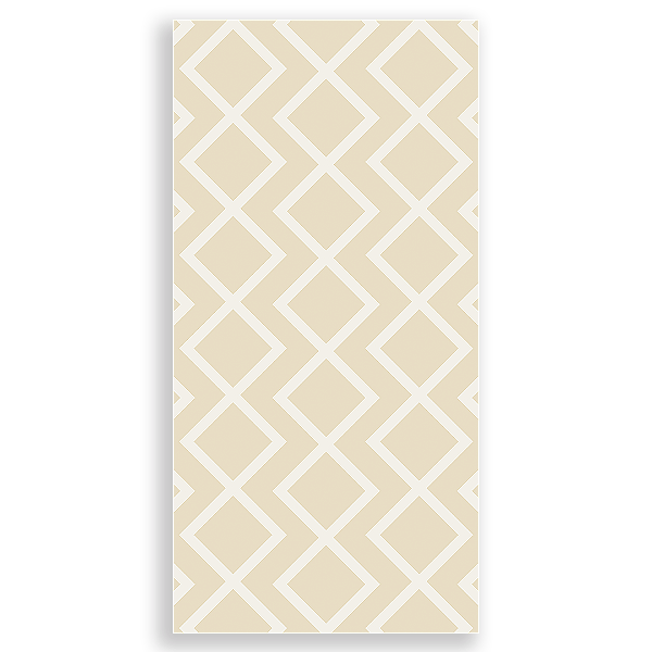 Faixa Lateral Sublimado - Fundo Bege Entrelaços