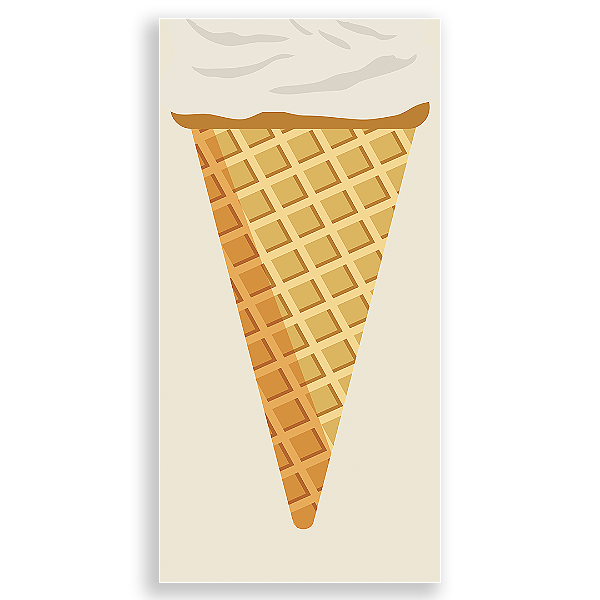 Faixa Lateral Sublimado - Fundo Sorvete