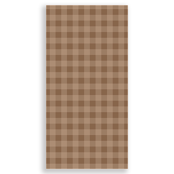 Faixa Lateral Sublimado - Fundo Xadrez Marrom