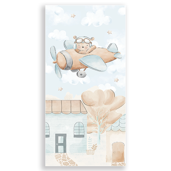 Faixa Lateral Sublimado - Ursinho Aviador