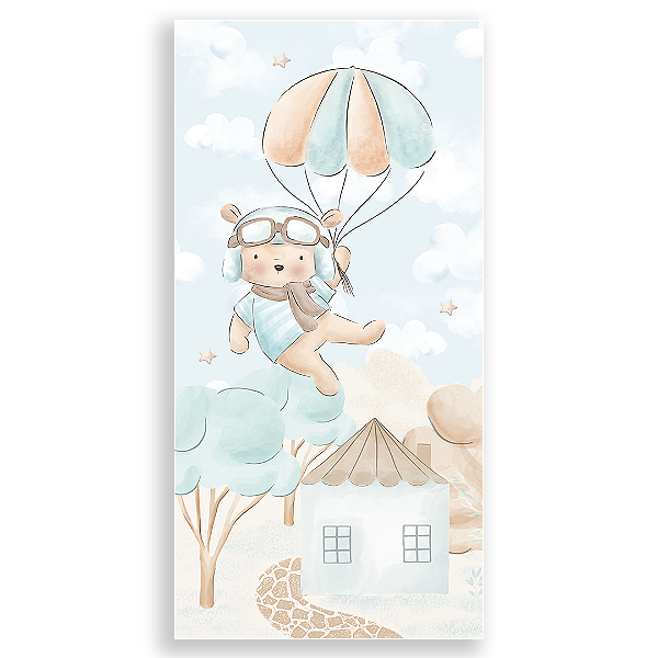 Faixa Lateral Sublimado - Ursinho Aviador