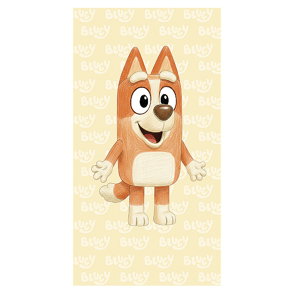 Faixa Lateral Sublimado - Bluey