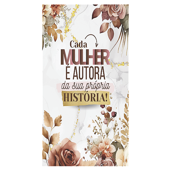 Faixa Lateral Sublimado - Dia Da Mulher