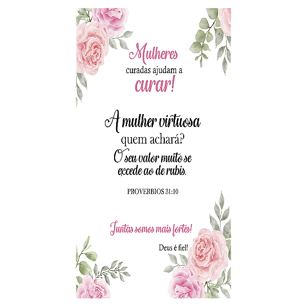 Faixa Lateral Sublimado - Dia Da Mulher