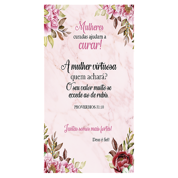 Faixa Lateral Sublimado - Dia Da Mulher