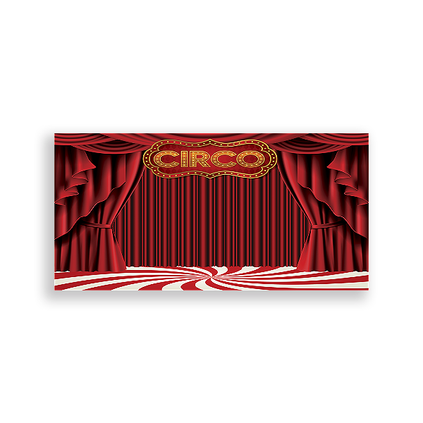 Painel Retangular Sublimado - Circo