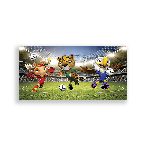 Painel Retangular Sublimado - Copa Do Mundo