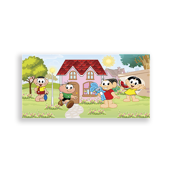 Painel Retangular Sublimado - Turma Da Monica