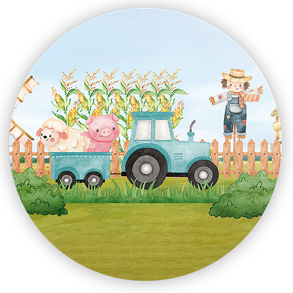 Mini Painel Sublimado - Fazendinha