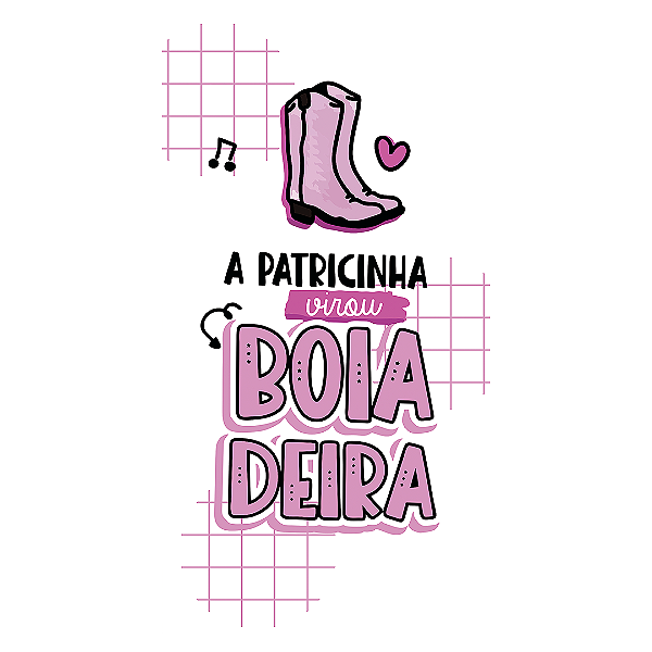 Faixa Lateral Sublimado - Boiadeira