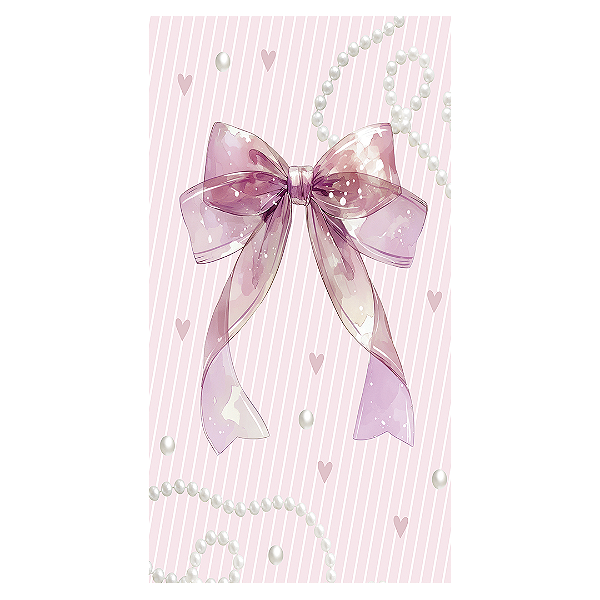 Faixa Lateral Sublimado - Laços Rosa