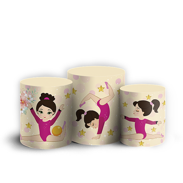 Trio Cilindro Sublimado Vest Facil - Ginástica