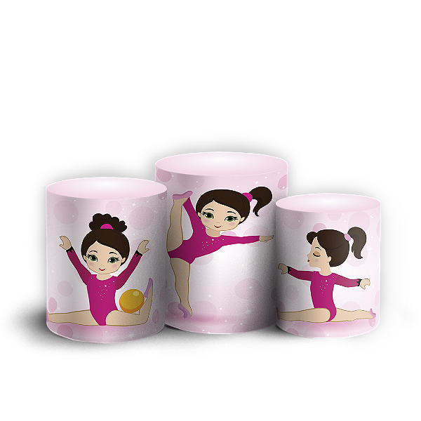 Trio Cilindro Sublimado Vest Facil - Ginástica