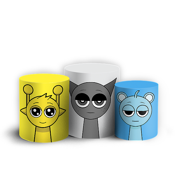 Trio Cilindro Sublimado Vest Facil - Sprunki