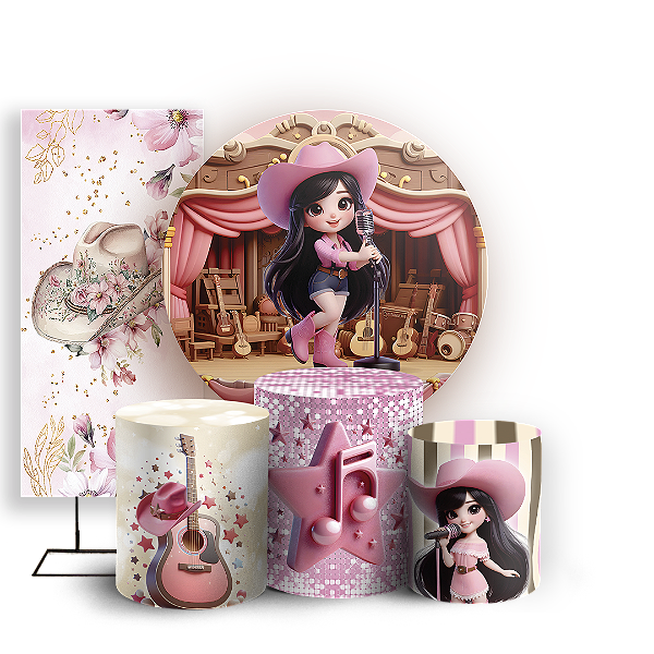 KIT Redondo Trio e Faixa Sublimado - Boiadeira