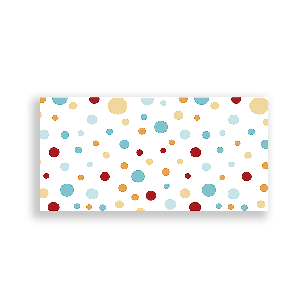 Painel Retangular Sublimado - Bolinhas