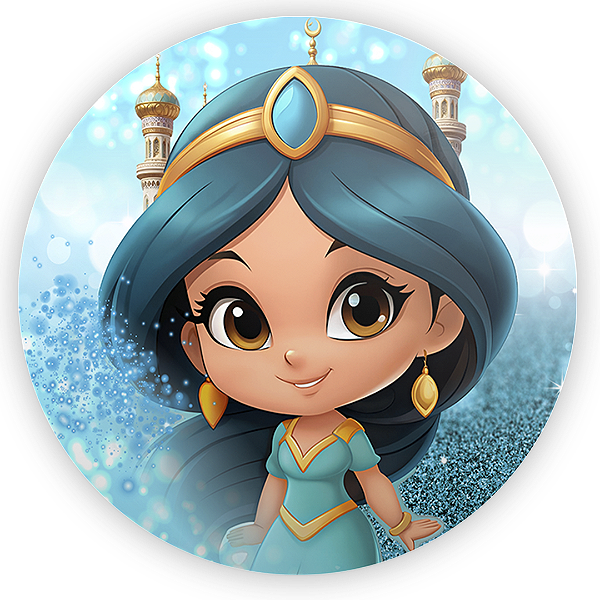 Capa Painel Redondo Sublimado - Jasmine