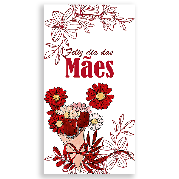 Capa Faixa Lateral Sublimado - Dia das Mães