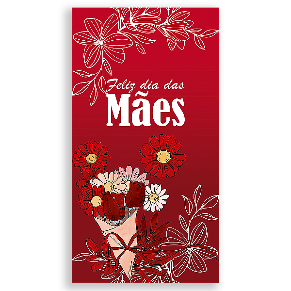 Capa Faixa Lateral Sublimado - Dia das Mães