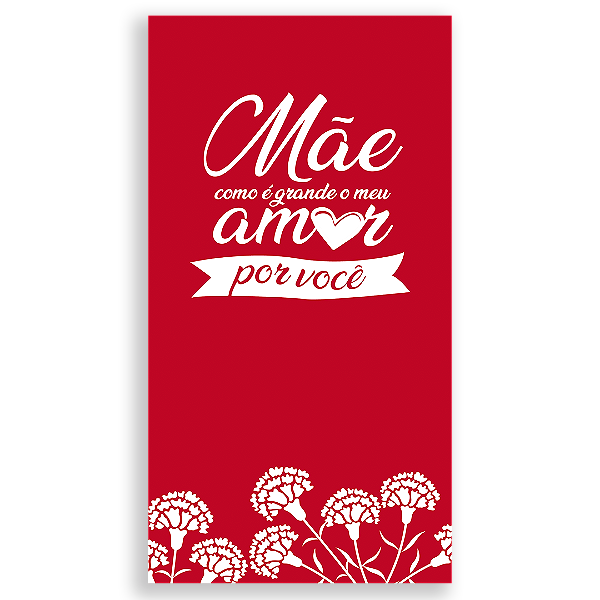 Capa Faixa Lateral Sublimado - Dia das Mães