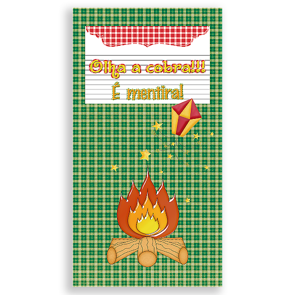 Capa Faixa Lateral Sublimado - Festa Junina