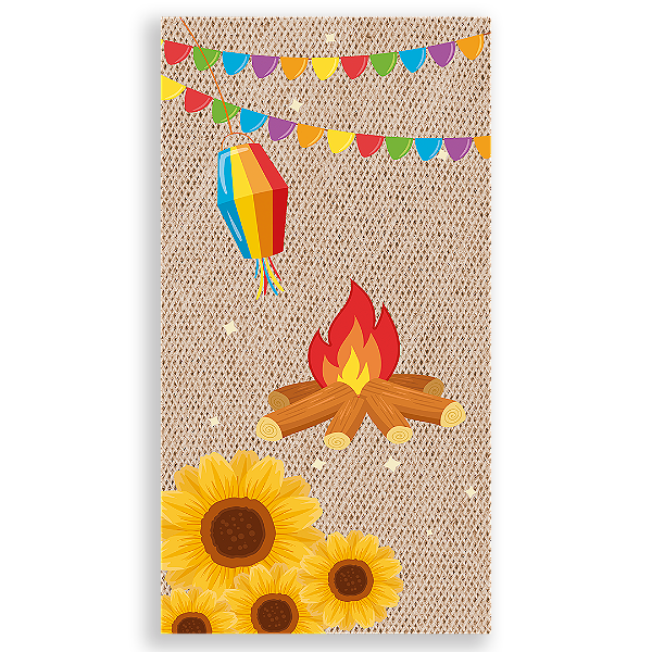 Capa Faixa Lateral Sublimado - Festa Junina