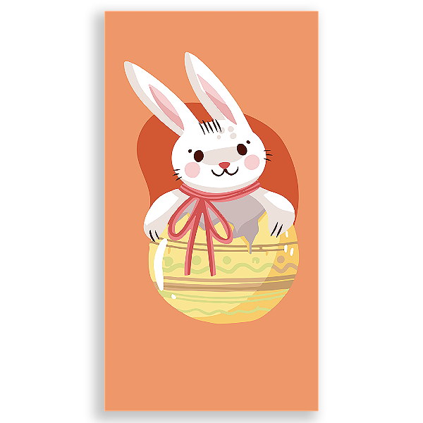 Capa Faixa Lateral Sublimado - Páscoa