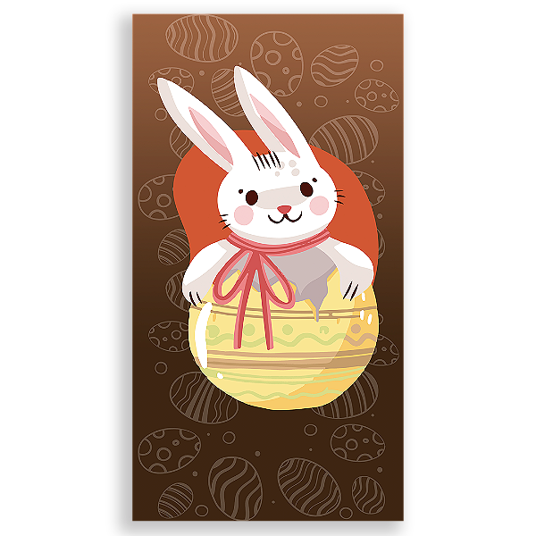 Capa Faixa Lateral Sublimado - Páscoa