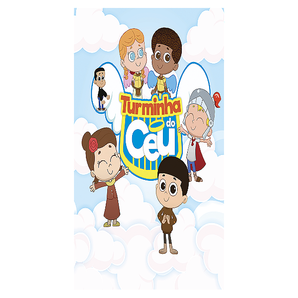 Capa Faixa Lateral Sublimado - Turminha do Céu