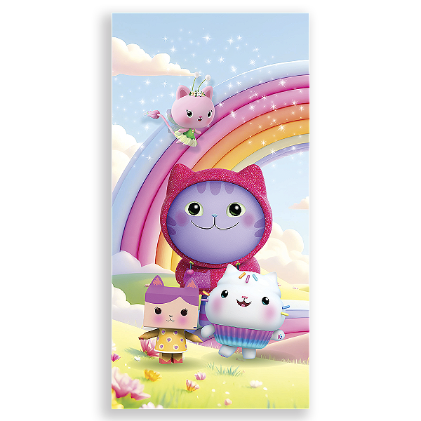 Capa Faixa Lateral Sublimado - Casa Mágica da Gabby