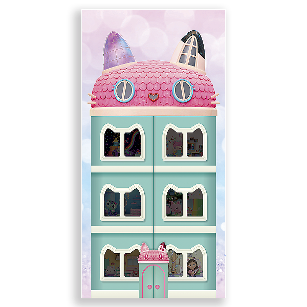 Capa Faixa Lateral Sublimado - Casa Mágica da Gabby