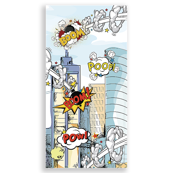 Capa Faixa Lateral Sublimado - Prédios