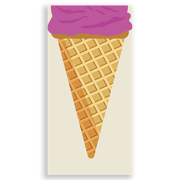 Capa Faixa Lateral Sublimado - Sorvete