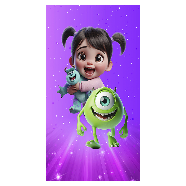 Capa Faixa Lateral Sublimado - Monstros Sa