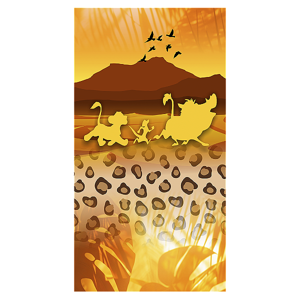 Capa Faixa Lateral Sublimado - Rei Leão