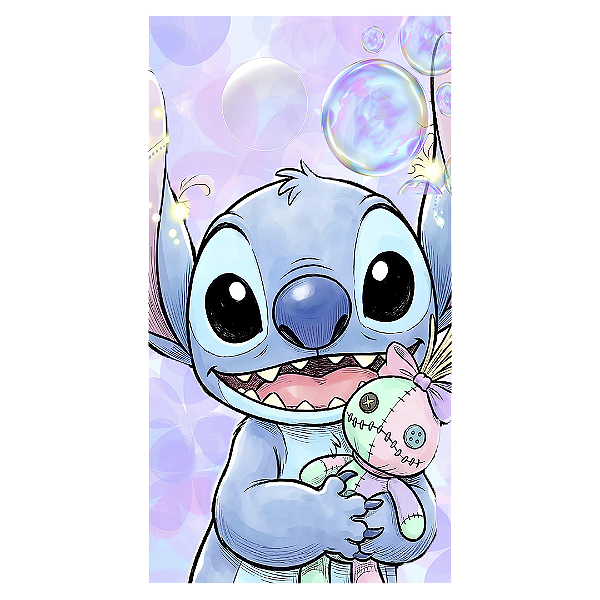 Capa Faixa Lateral Sublimado - Stitch