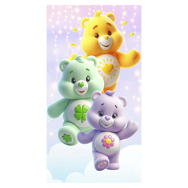 Capa Faixa Lateral Sublimado - Ursinhos Carinhosos