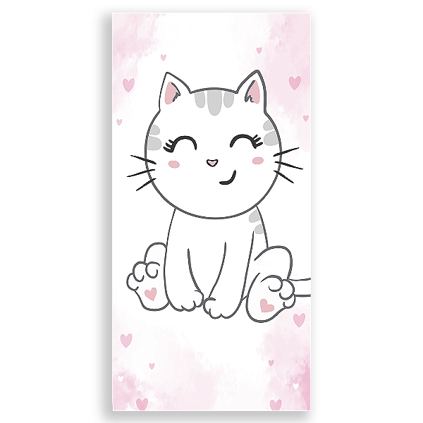 Capa Faixa Lateral Sublimado - Gatinha