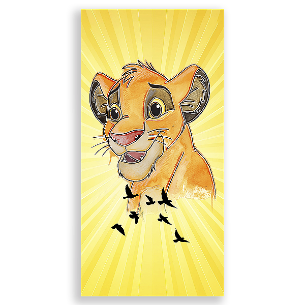 Capa Faixa Lateral Sublimado - Rei Leão