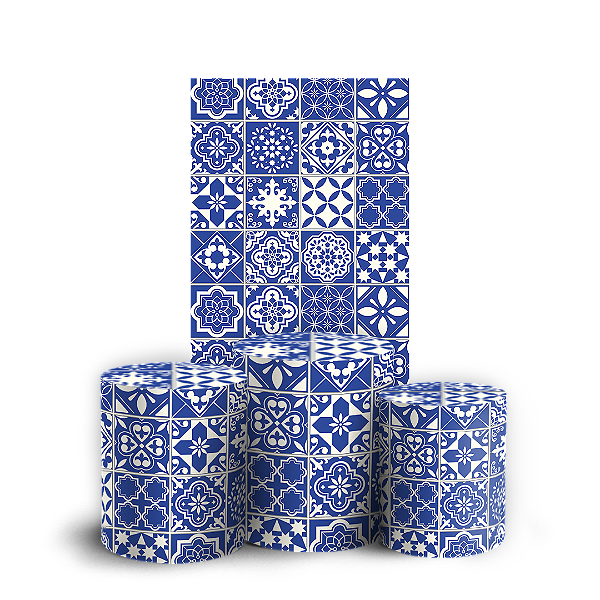 Capas Faixa Lateral e Trio Cilindro Sublimado Vest Facil - Grécia