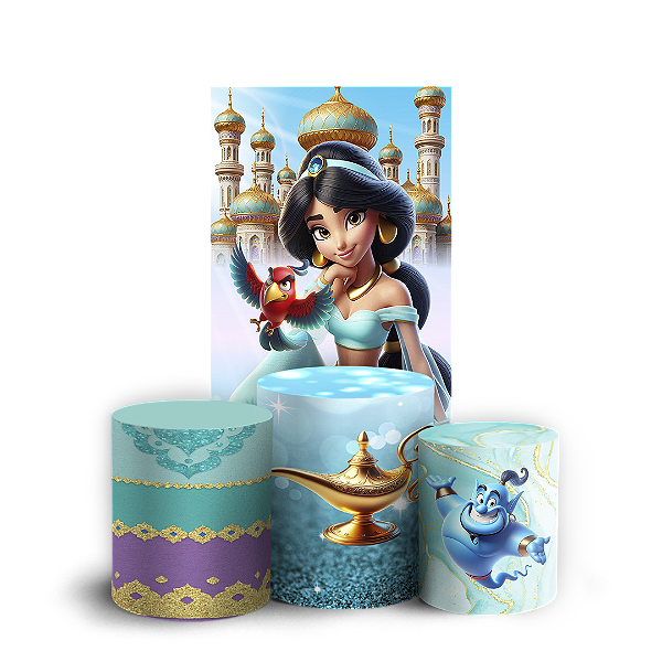 Capas Faixa Lateral e Trio Cilindro Sublimado Vest Facil - Jasmine