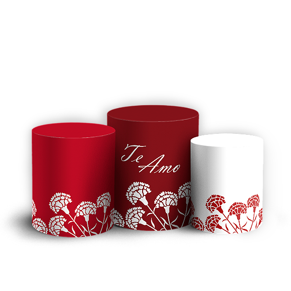 Capas Trio Cilindro Sublimado Vest Facil - Dia das Mães